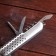 Swiss knife "Fobos" 8B1, handle with perforation, chrome