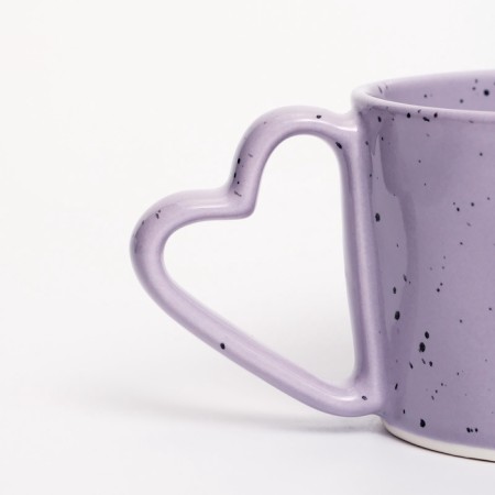 Ceramic Ceramic Muging Attention to Best Girlfriend, 280 ml, purple-3
