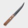 Kitchen knife "Tramontina Polywood" for meat, wooden handle with a polymer coating, a blade 12.5 cm