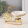 Aroma lamp metal, ceramics "Golden Bicycle with a sheet" 10x17.5x12 cm