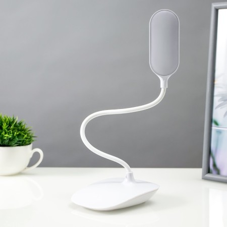 Sensory table lamp 16763/1 LED 3W 6000K USB AKB White 11x8x41 cm Risalux-4
