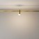 Technical TR145-1-3W3K-W-BS SKIM, 29x29x90 mm, LED, 3W, 90lm, 3000K, Brass color