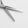 Hairdressers with emphasis, blade - 6 cm, silver color