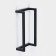 Towel holder, 10 × 23 × 40 cm, black color