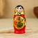 Matryoshka "Khokhlomskaya", 4 puppet, the highest category