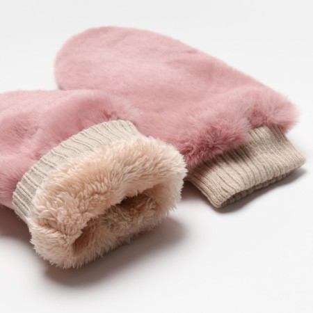 Mittens for claim. Maina Minaku voluminous 23 cm pink-2