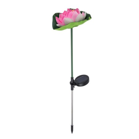 Garden lamp on the sunny battery "Lotus", 70 cm, 1 LED, glow of white-3