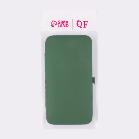 Manicure set, 12 items, in case, emerald color-9