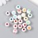 Busina for creativity plastic "Balls with numbers" set of 20 g 1.2x1.2x1.2 cm