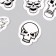 Stickers Stickers for Scrapbooking "Skull" 9-354