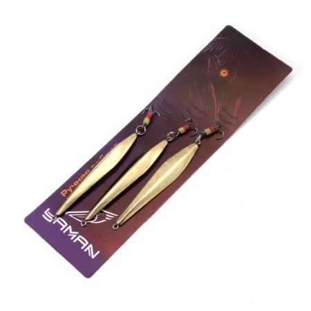 Vertical "Yaman" Bulava with a tee, size 60 mm, 10.7 g, brass color-4