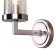 Bra Assembly, 40W E14, Nickel color