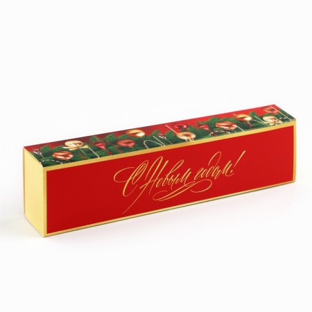 Box for sweets “Happy New Year!”, Balls, 5 x 21 x 3.3 cm, New Year-2