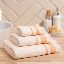 Trick Lovelife “Musson” 50x80 cm, orange, 100% cotton, 500 g/m2