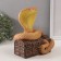 New Year's piggy bank "Cobra on the chest" 20 x 17 x 12 cm.