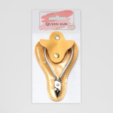 Pigitan nippers, 9.5 cm, straight blade, blade length - 10 mm, in the case, silver color-3