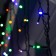 Garland "fringe" 3 × 0.9 m, IP44, UMS, dark thread, 232 LED, glow of multi, 220 V