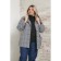 Female jacket, size 58, black color