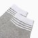 Women's strips socks, gray/white color, rr 25