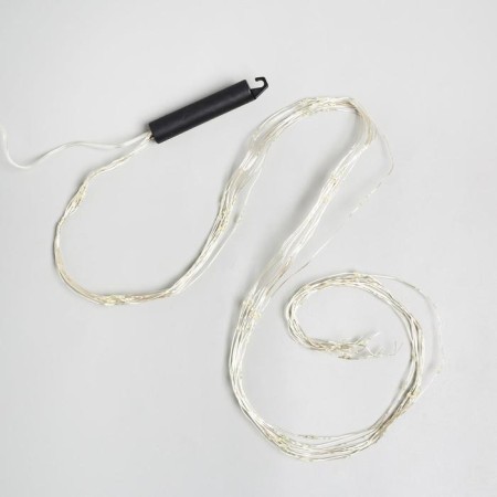 Girlynda "Horse tail" 10 threads of 1 m, IP20, silver thread, 100 LED, glow of multi (RGB), overflows, 12 V-6
