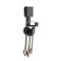 Furniture hook cappio basket, one -rod, black color