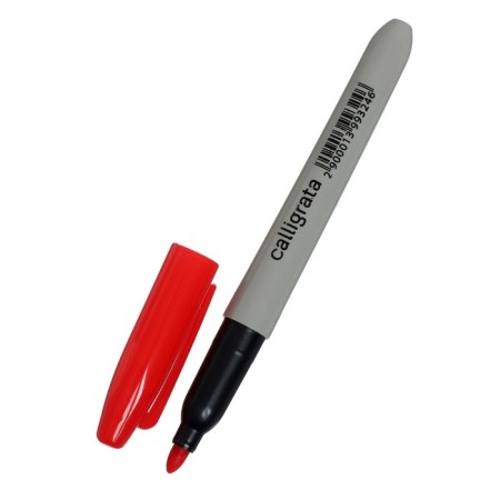 Permanent marker, 3.0 mm, red, calligrata 1101-2
