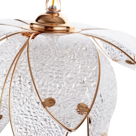 Lamp Bayerlux "Lessons" 1x40W E27 gold 38x38x65 cm-6