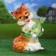 Garden figure "Fox" 25x30x40cm mix