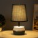 Table lamp "Aisha" 1x40W E14 white/green 18x18x32cm