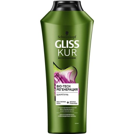 Gliss Kur Bio-Tech shampoo "Regeneration", 400 ml