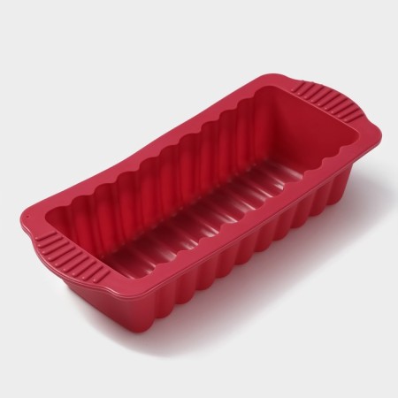 Baking uniform "Roulet", silicone, 27 × 11 cm, burgundy color-3