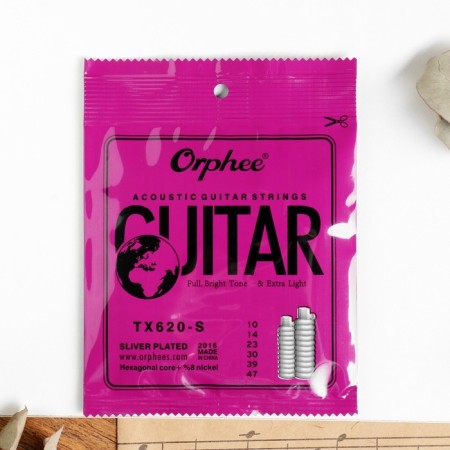 Strings for the acoustic guitar Orphee TX620S, 010-047-4