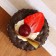 Mulyazh - Magnet "Chocolate cracker with berries" 7x7x6cm
