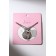 Kulons "Demetrons" Yin-Yang with rhinestones, color silver, 45 cm