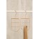 Monnector Organizer for belts and scarves multi -level Savanna Wood, 11.3 × 24 × 1.1 cm, pink color