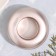 Complementary "Complete. Marble" from gypsum large, 11x5cm, champagne