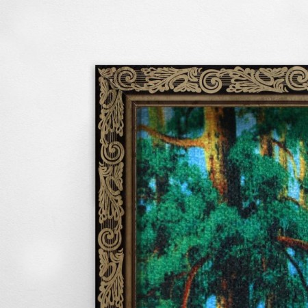 The tapestry "in the pine forest" 44x34 cm-6