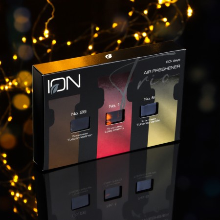A set of flavorings for auto ion, 3 perfumed bottles