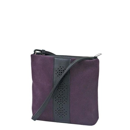 Bag Cross-Bodi claim, lightning department, lilac color 21x7x23cm