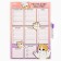 The schedule of the Lesson "Funny Kotiks" A3, reusable magnetic with marker