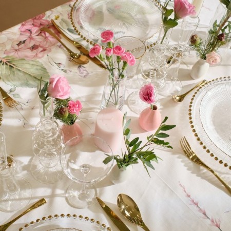 Tenderness Ethel tablecloth 149x180 cm, 100% HL, reps 210 g/m2-8