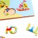 Training board game "Alphabet with coloring"