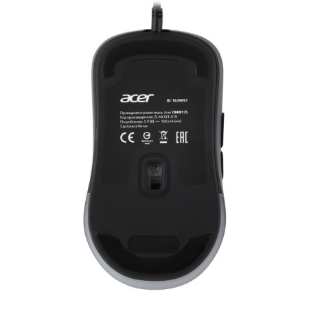 Mouse Acer OMW135 Black Optical (3200DPI) USB (6but)-2