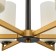 Maytoni Mod089PL-06BS, 6HE27, 40W, 67x67x75.4 cm, black color and brass