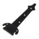 Loop arrow curly, ps-200-s, black matte color