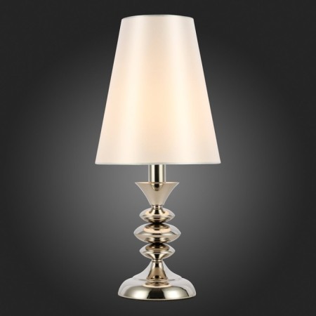 Evoluce bedside lamp. SL1137.104.01. Rionfo. 1x40 W, E14, 21x21x45.8 cm, Nickel color-2