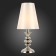 Evoluce bedside lamp. SL1137.104.01. Rionfo. 1x40 W, E14, 21x21x45.8 cm, Nickel color