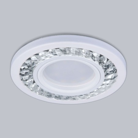 Pometal LED lamp Elektrostandard, Arid, 95x95x25 mm, G5.3, 4200K, transparent, white color-1