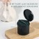 PinneApple makeup sponge, set - 7 pcs, d = 5.5 cm, with a holder, in a case, emerald color