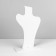 A bust for the jewelry "Eco", 15 × 6 × 26 cm, white color